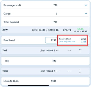 ZFW Required Weight (1)