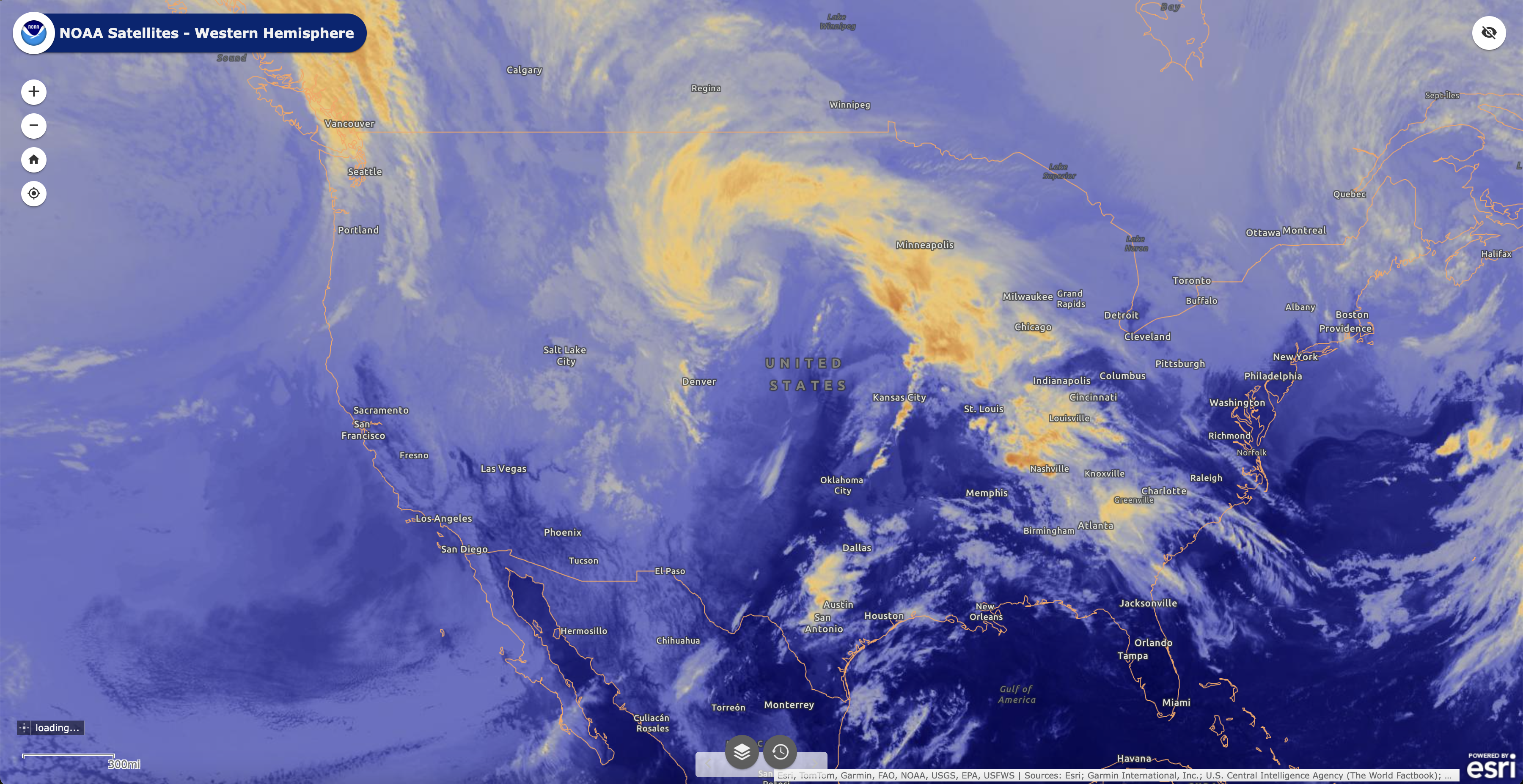 Satalitte Infrared Chart May 19