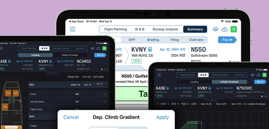 Pilot ONE product interface