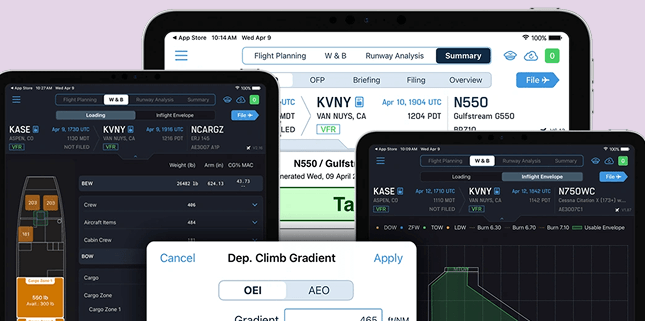 Pilot ONE product interface