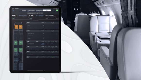 interior of aircraft with Product Info: iPreFlight Genesis PRO Weight & Balance