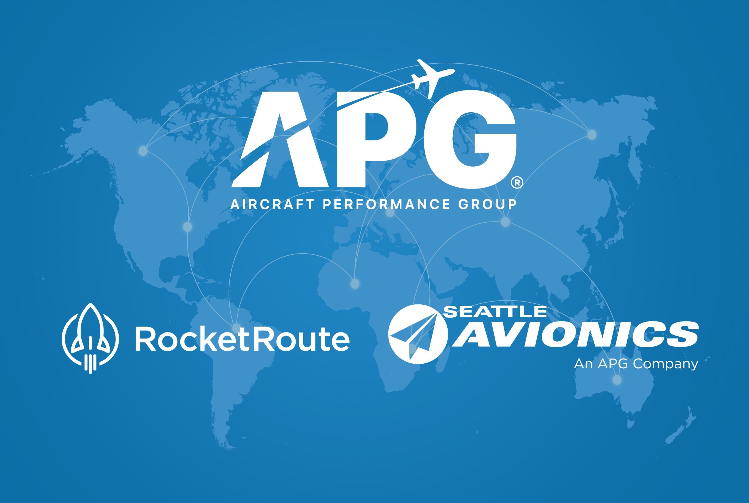 APG RocketRoute and Seattle Avionics logos